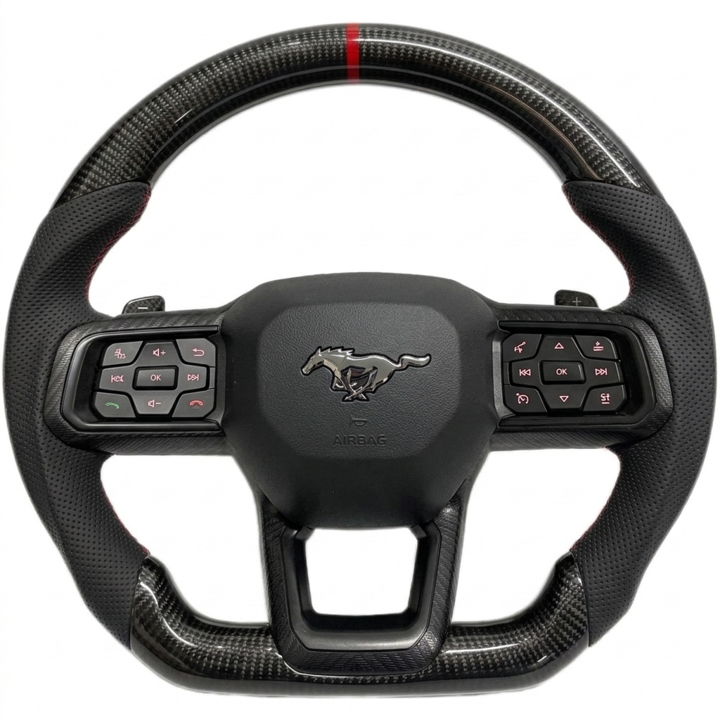 2024+ Ford Mustang - Carbon Fiber Steering Wheel