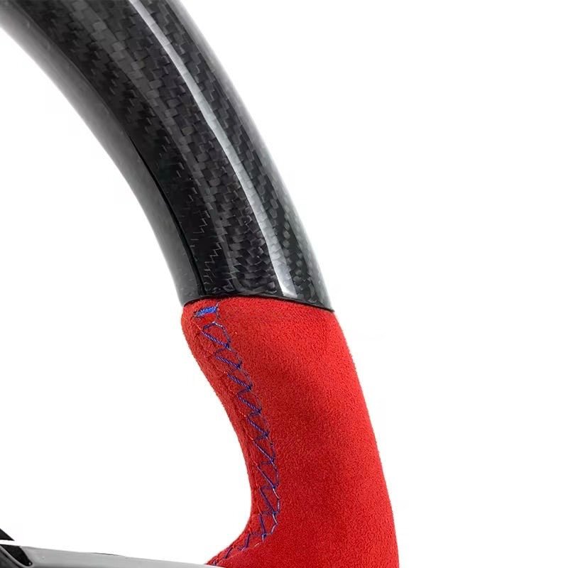 (2020+) BMW M2/M3/M4/M5/M8 - Carbon Fiber Steering Wheel With Alcantara - American Steering