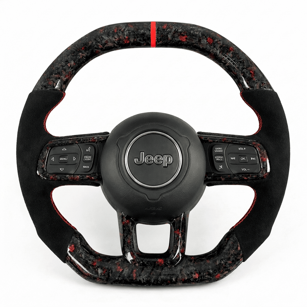 2018+ Jeep - Forged Carbon Fiber Steering Wheel