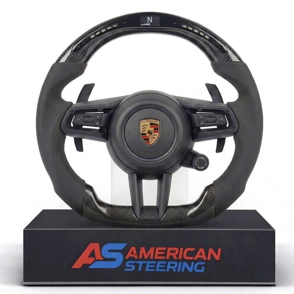 Porsche 911 992 - Carbon Fiber Steering Wheel With Led Display