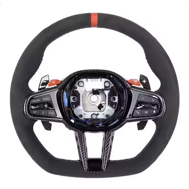 2020+ BMW Alcantara Carbon Fiber Steering Wheel