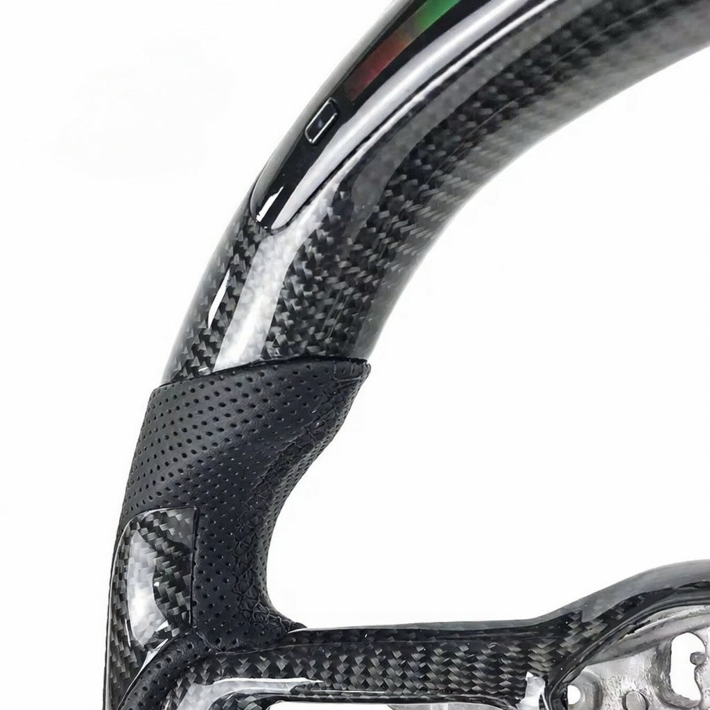 2024+ Ford Mustang - Carbon Fiber Steering Wheel With Led Display