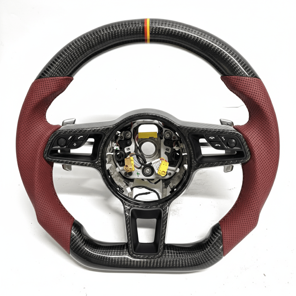 Porsche - Carbon Fiber Steering Wheel With Leather