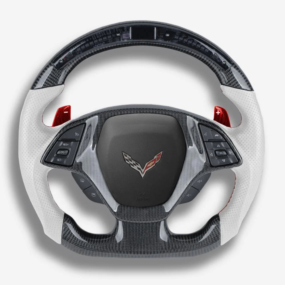 Corvette C7 - Custom Carbon Fiber Steering Wheel