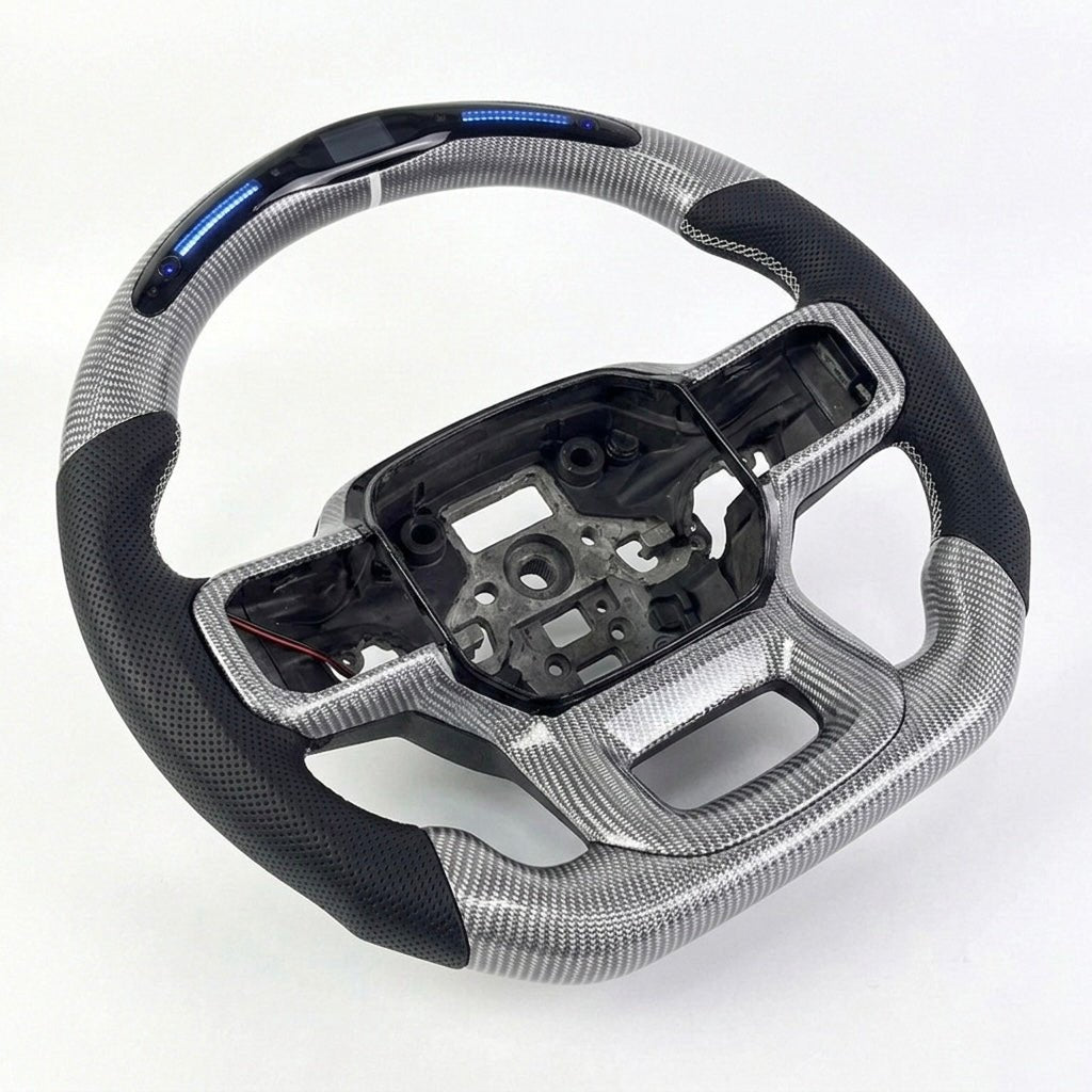 (2018-2024) Ford Raptor – White Carbon Fiber With Led Display