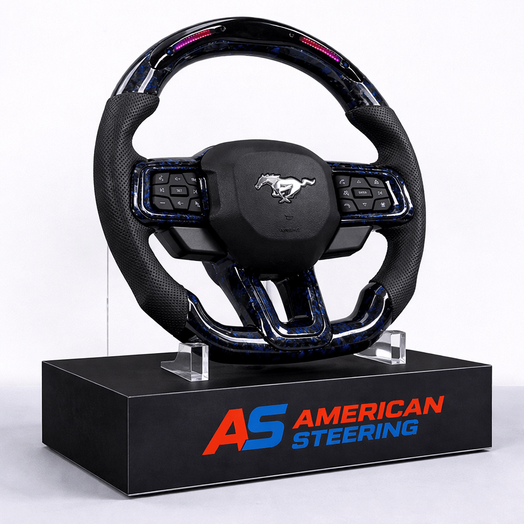 2024+ Ford Mustang - Forged Carbon Fiber Steering Wheel