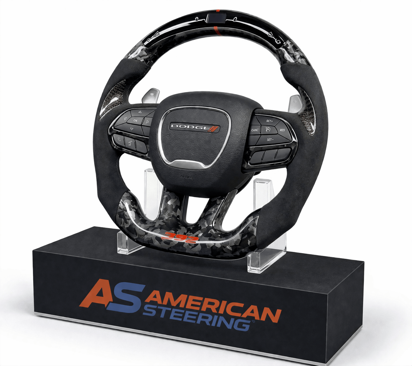 Dodge - Forged Carbon Fiber Steering wheel with led display
