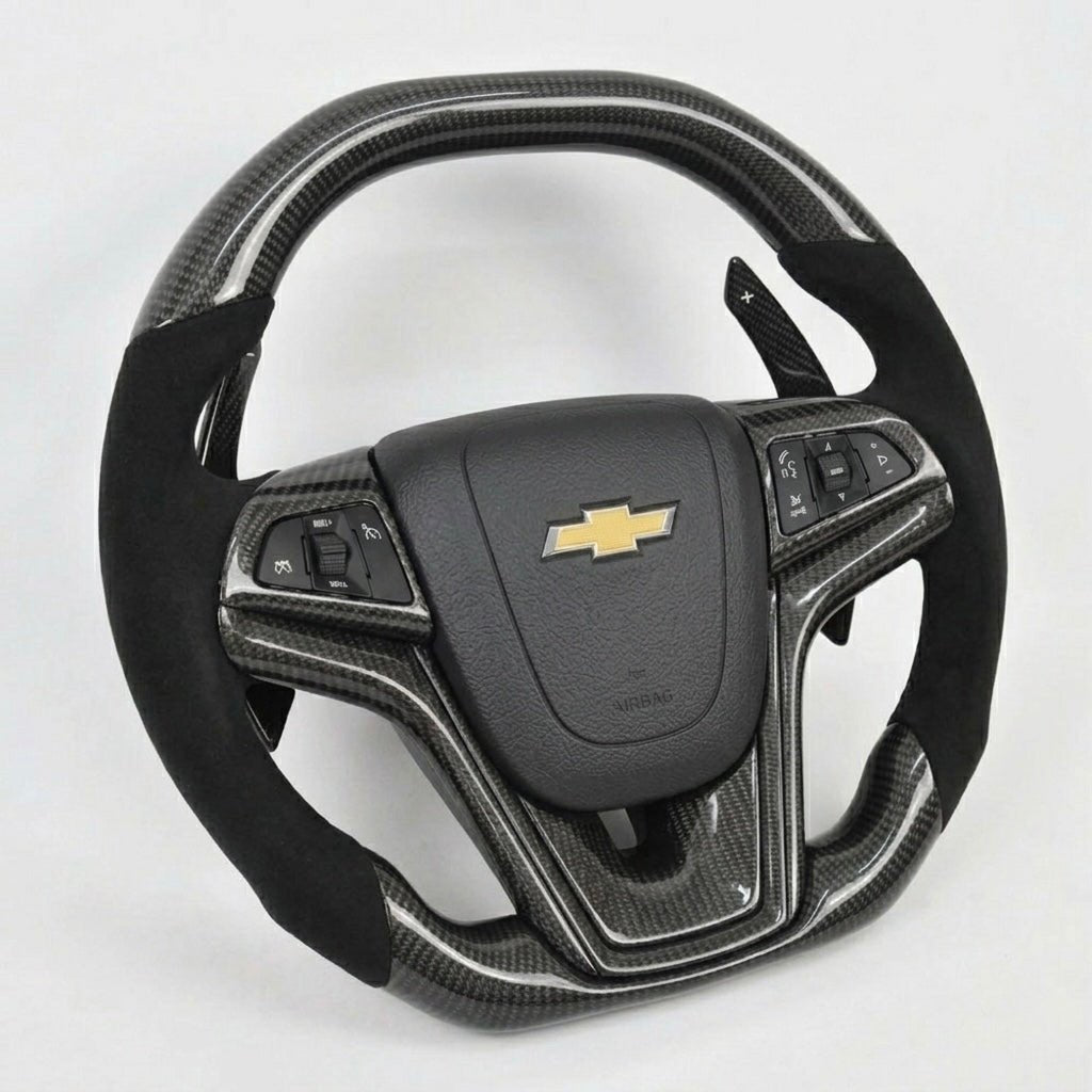 Chevrolet Camaro 2012-2015 - Carbon Fiber Steering Wheel With Paddle Shifters