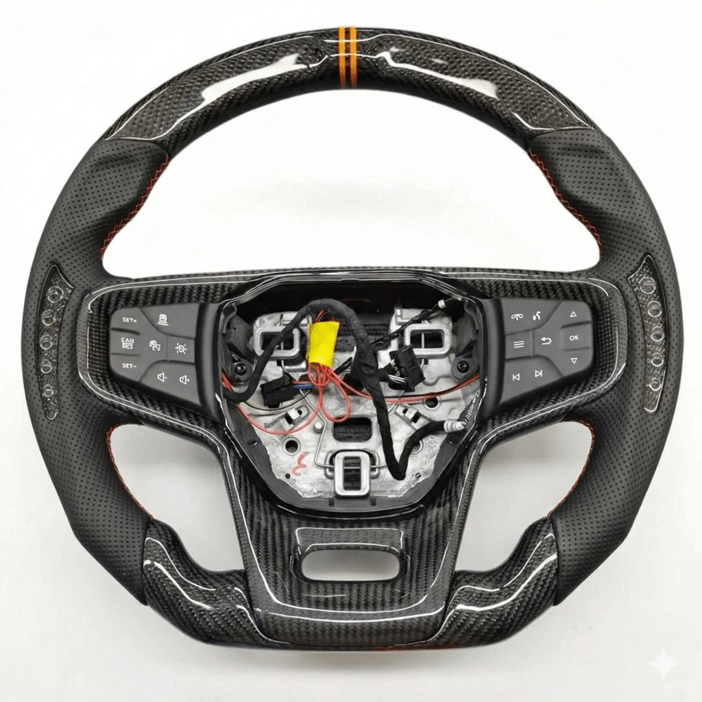 2021+ Ford Bronco - Carbon Fiber Steering Wheel