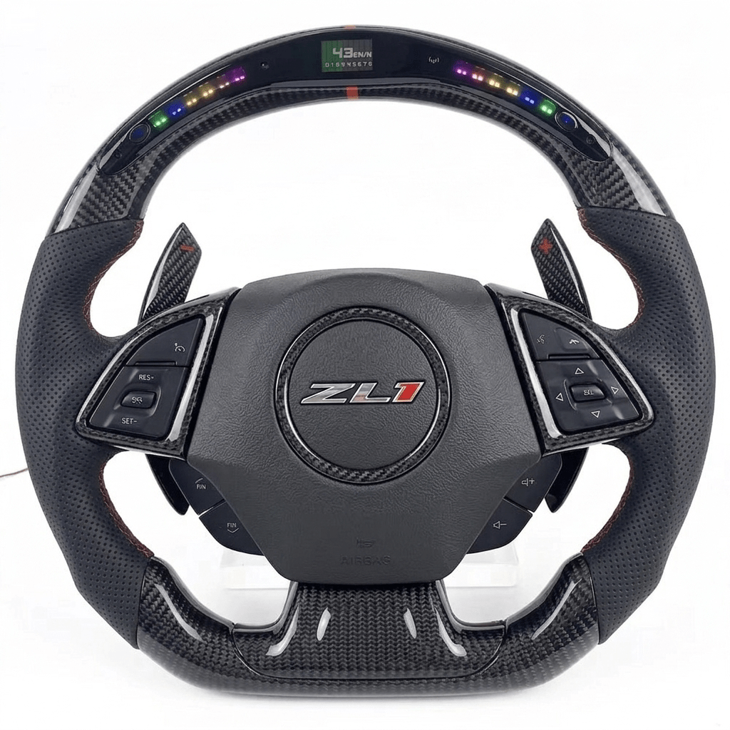 Chevrolet Camaro ZL1 - Carbon Fiber With Led Display Steering Wheel