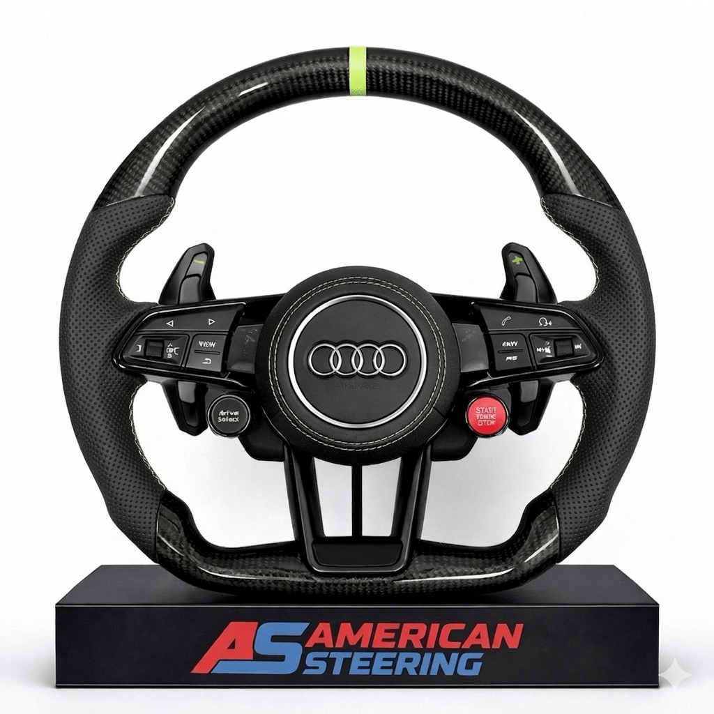 Audi – Carbon Fiber Steering Wheel Upgrade (2017–2025)