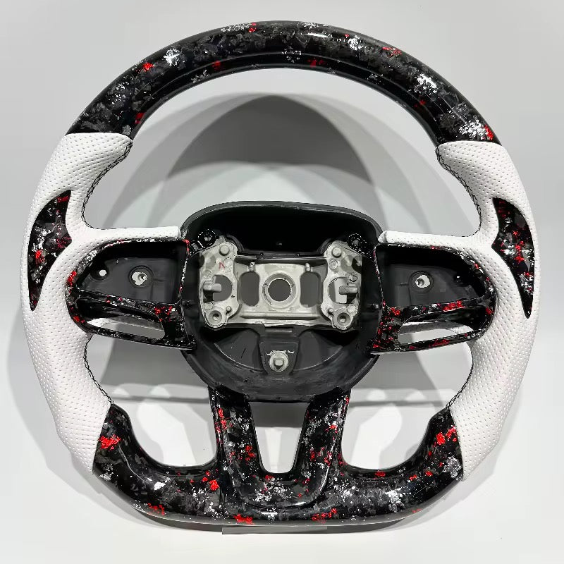 Dodge - Forged Carbon Fiber Steering Wheel With Side Grips