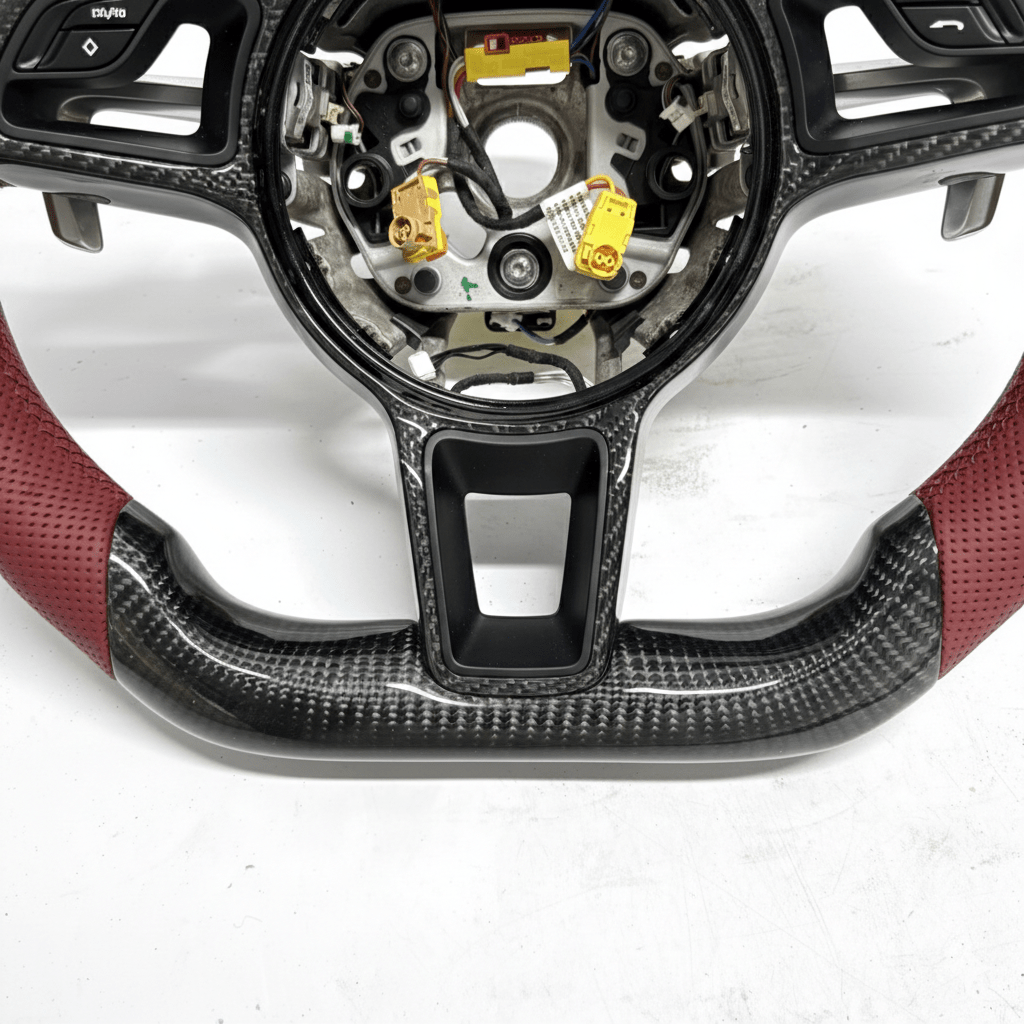 Porsche - Carbon Fiber Steering Wheel With Leather