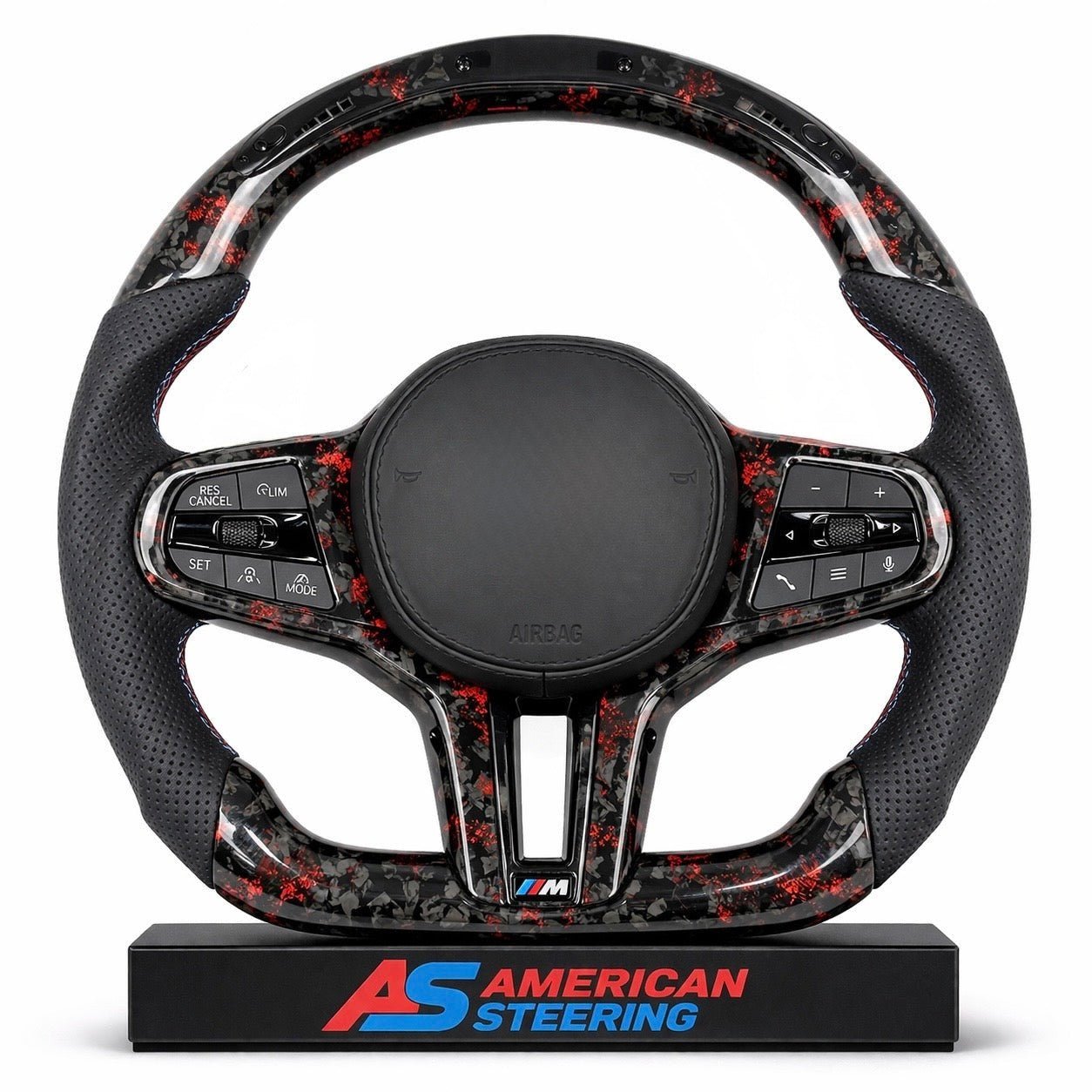 BMW - Glossy Forged Carbon Fiber Steering Wheel With Led Display