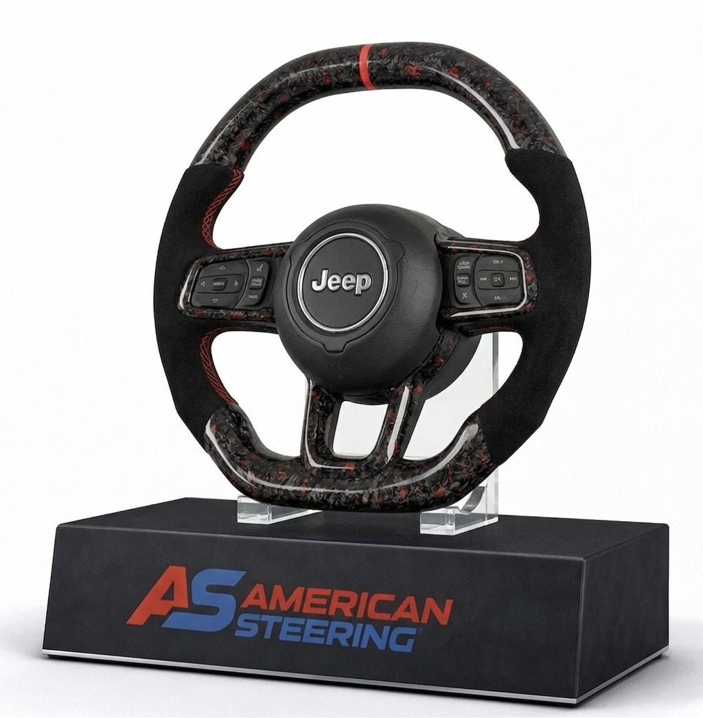 2018+ Jeep - Forged Carbon Fiber Steering Wheel