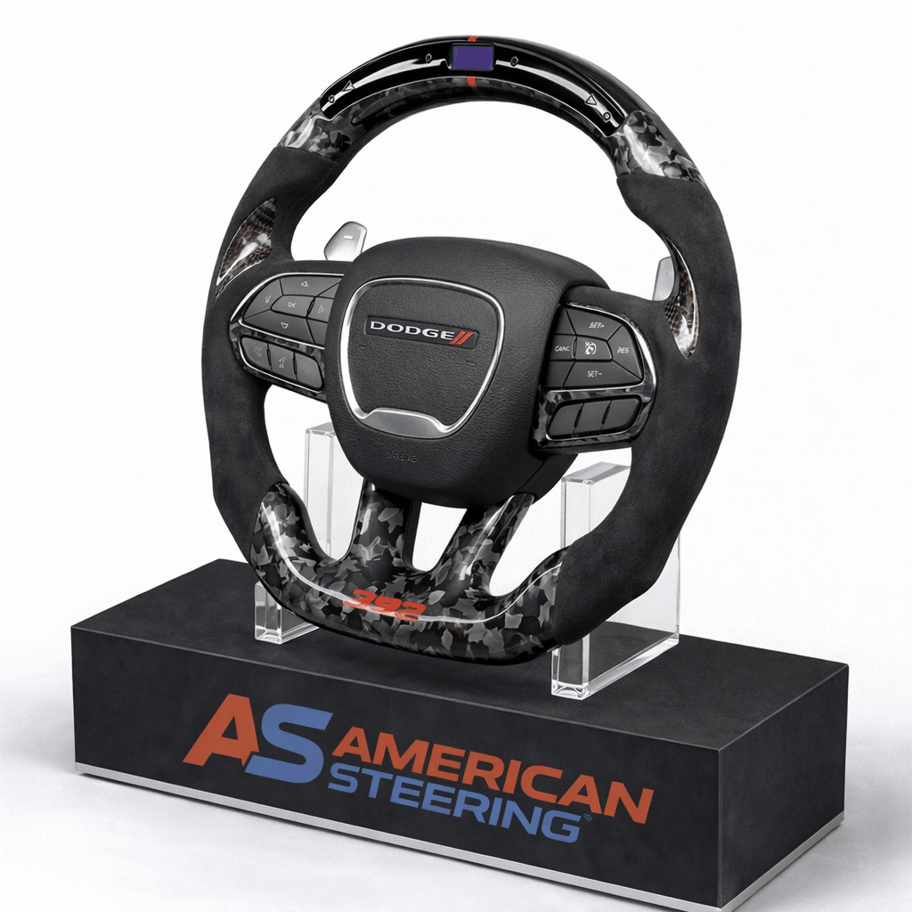 Dodge - Forged Carbon Fiber Steering wheel with led display