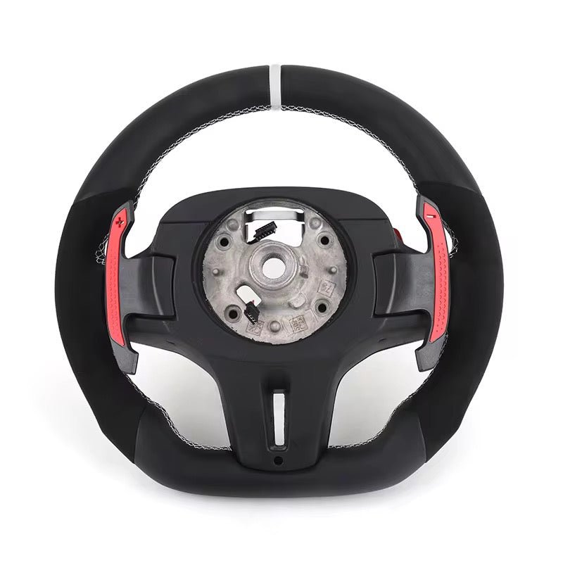 (2020+) BMW M2/M3/M4/M5/M8 - Carbon Fiber With Alcantara & Led Steering Wheel - American Steering