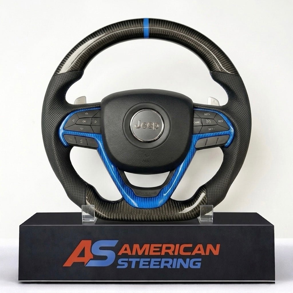 2016+ Jeep Grand Cherokee - Custom Carbon Fiber Steering Wheel