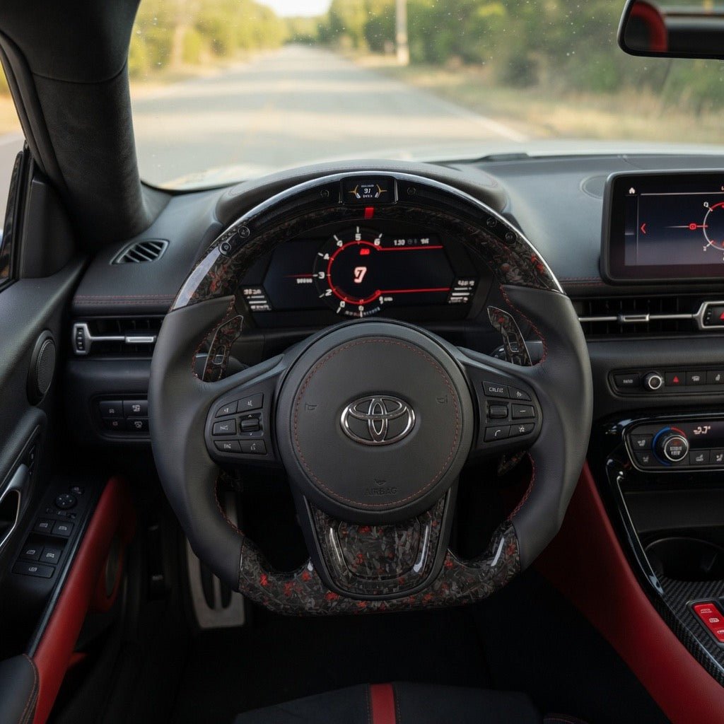 Toyota Supra - Forged Carbon Fiber Steering Wheel