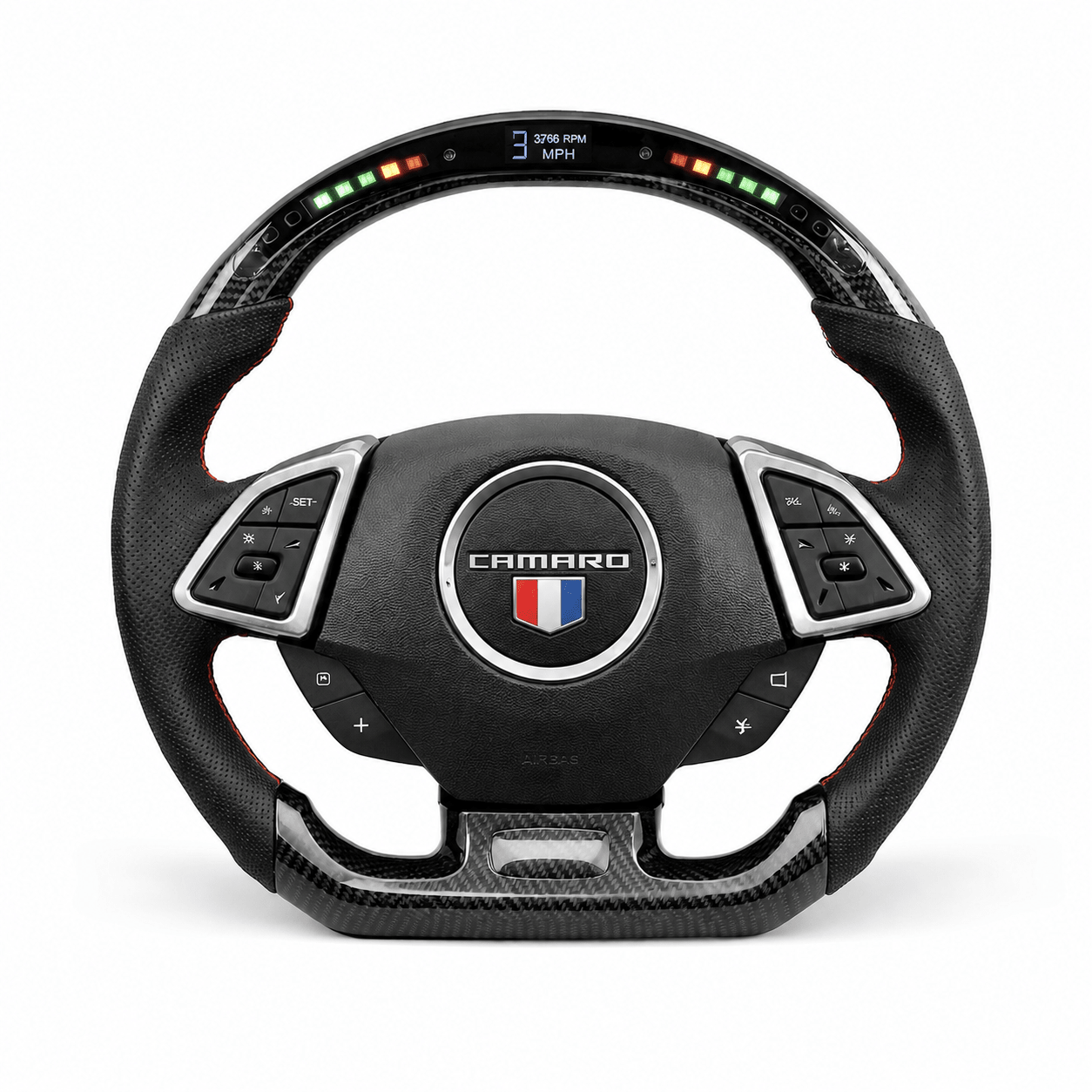 Chevrolet Camaro - Carbon Fiber Steering Wheel With Led Display & Leather