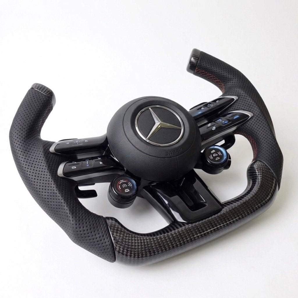 2024+ Mercedes Benz - F1 Style Carbon Fiber Steering Wheel