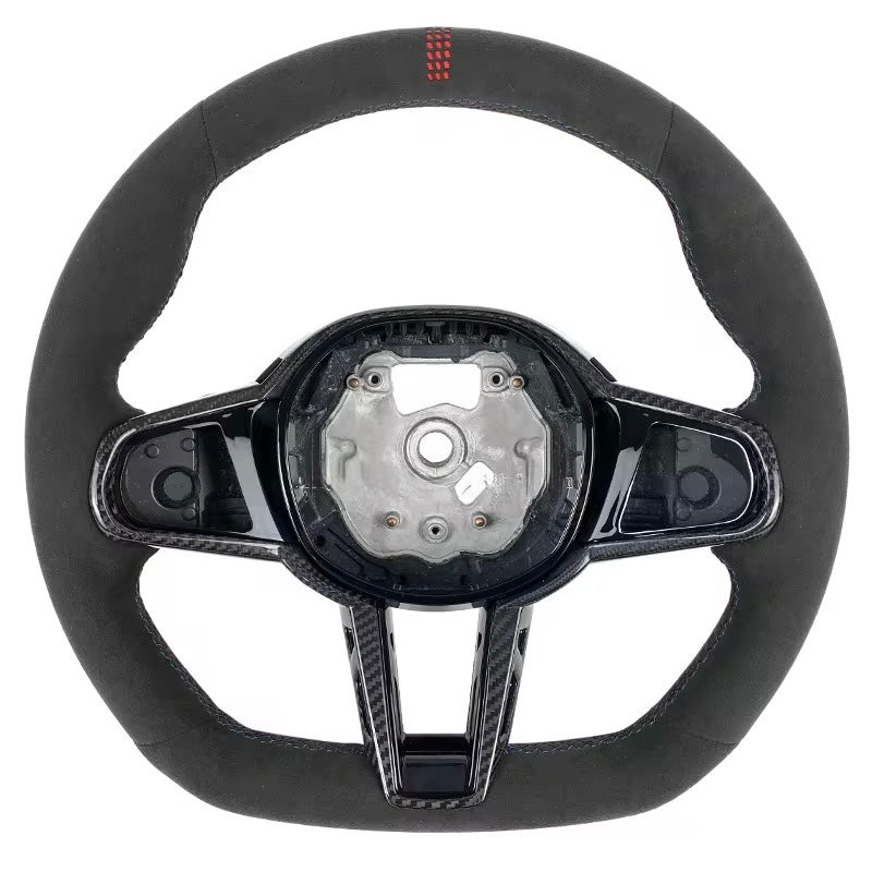 BMW M2 / M3 / M4 / M5 (2020+) – Custom Alcantara Carbon Fiber Steering Wheel