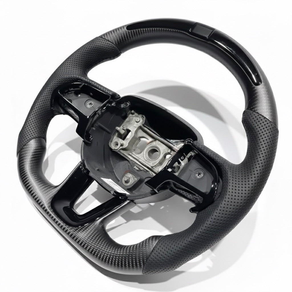 Dodge - Matte Carbon Fiber With Led Display Steering Wheel