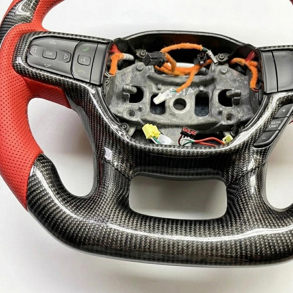 2019+ Dodge Ram - Carbon Fiber Steering Wheel