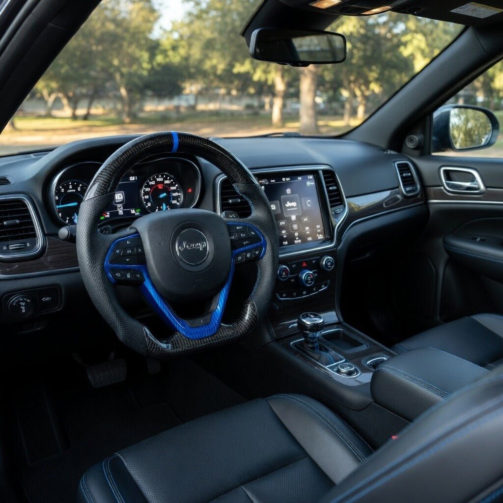 2016+ Jeep Grand Cherokee - Custom Carbon Fiber Steering Wheel