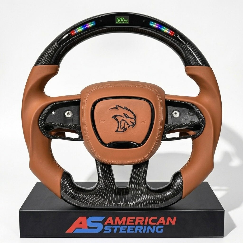 Dodge - Performance Upgrade Carbon Fiber Steering Wheel With LED Display