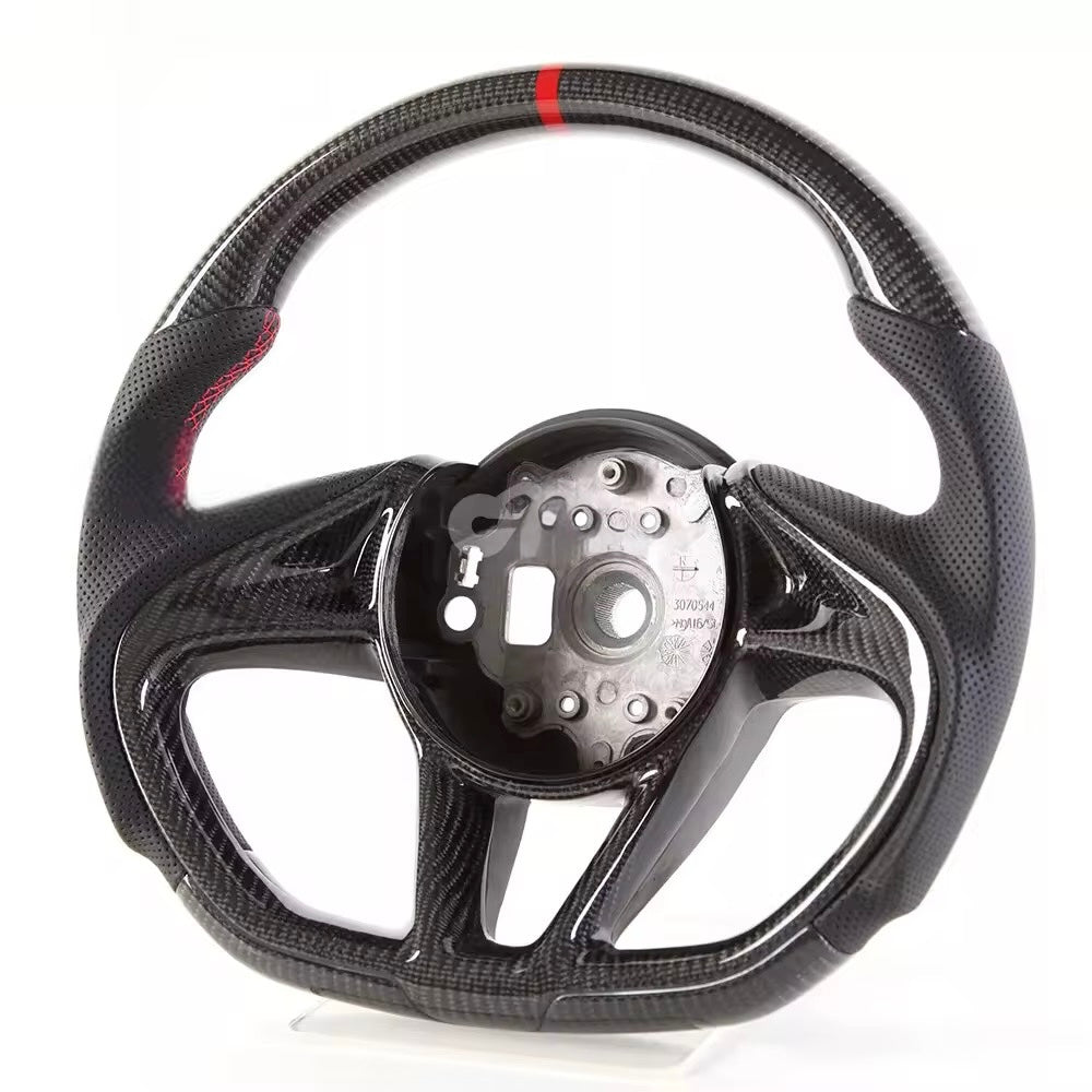 McLaren 720S/570LT/600LT - Carbon Fiber With Leather Steering Wheel - American Steering