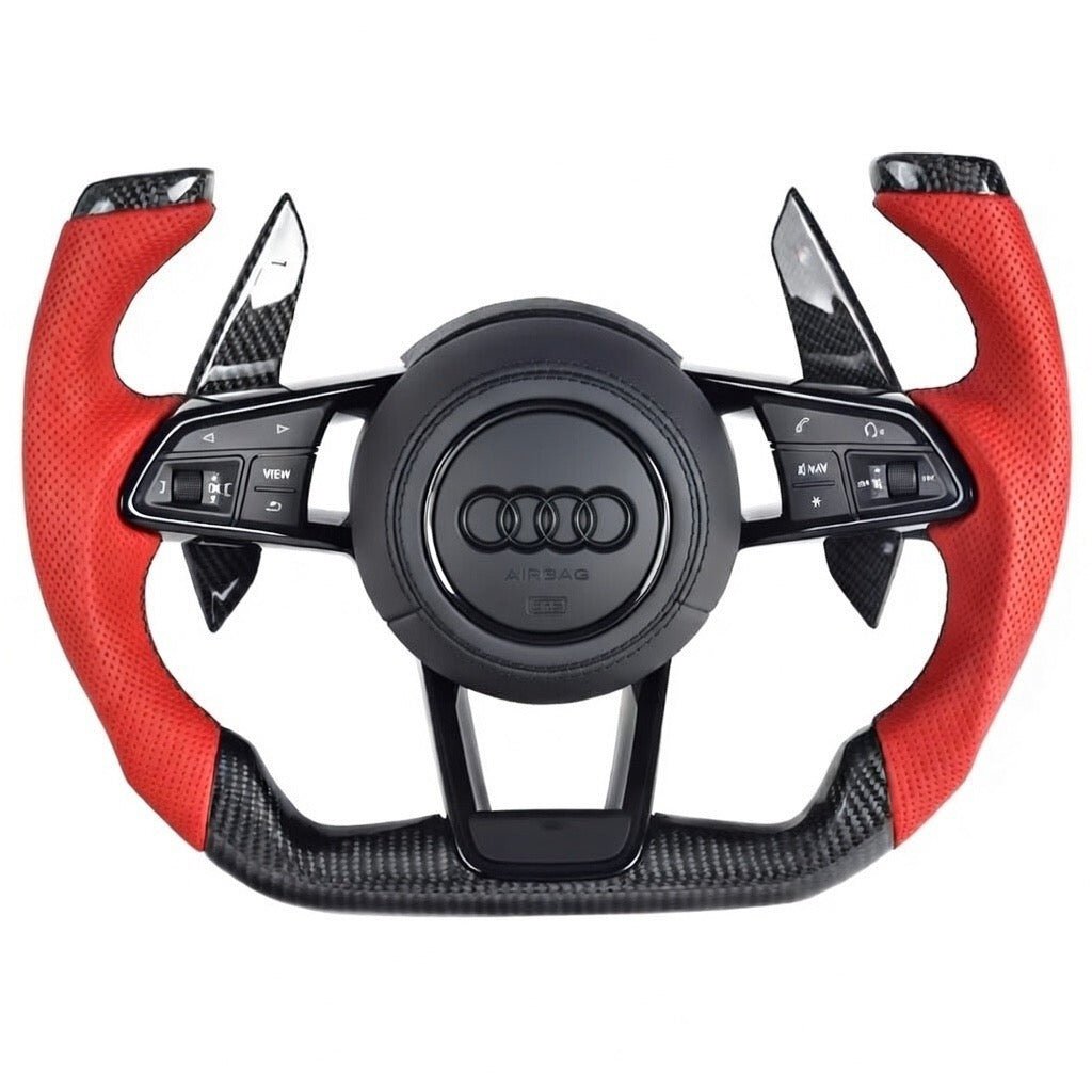 Audi  – F1 Style Carbon Fiber Steering Wheel Upgrade (2017–2025)