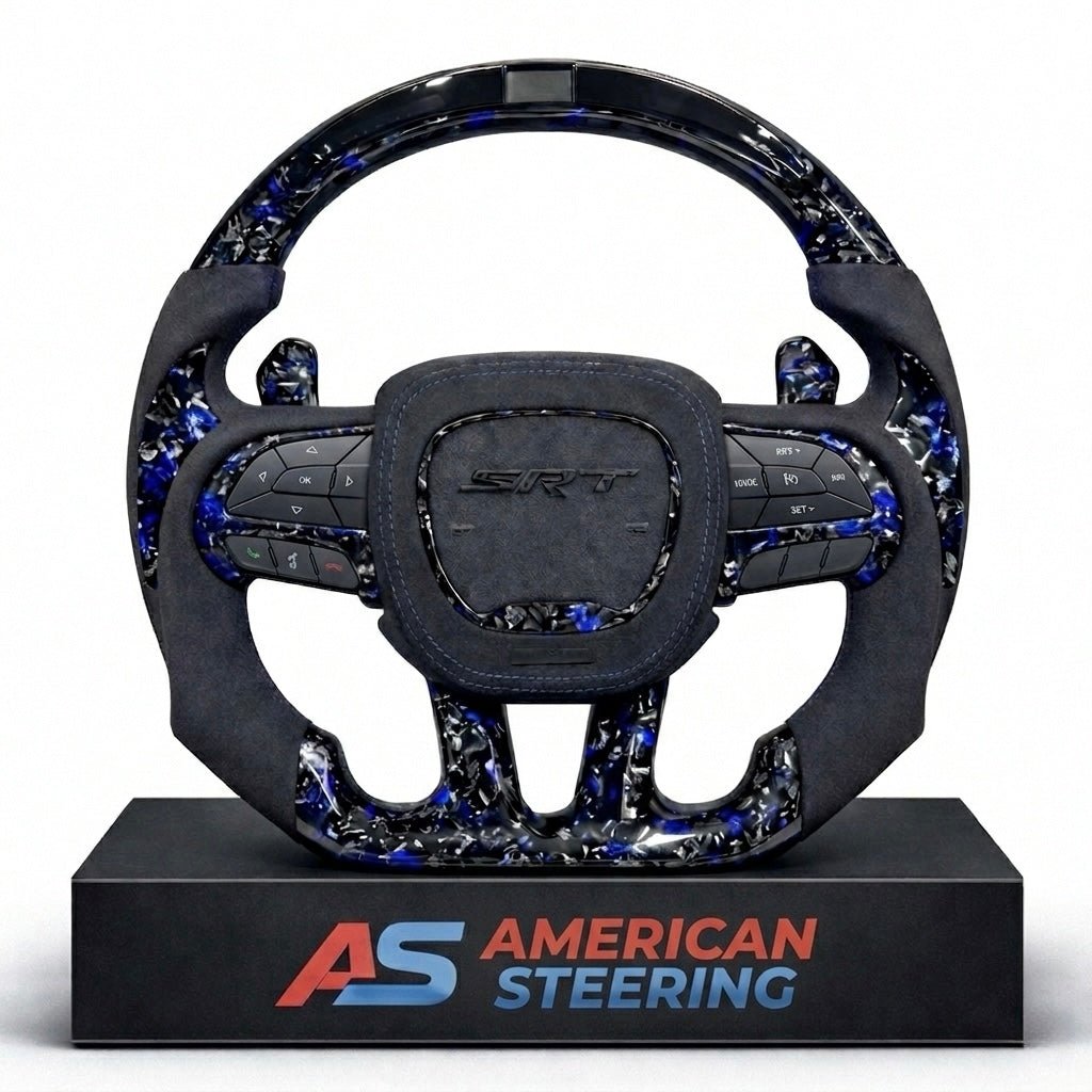 Dodge - Forged Carbon Fiber Steering Wheel With Led Display & Alcantara
