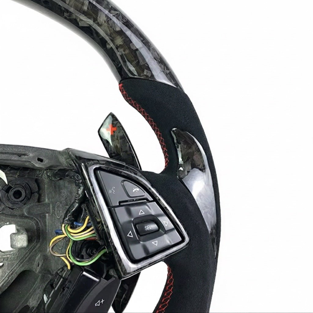 (2017-2024) Chevrolet Camaro - Forged Carbon Fiber With Alcantara Steering Wheel - American Steering