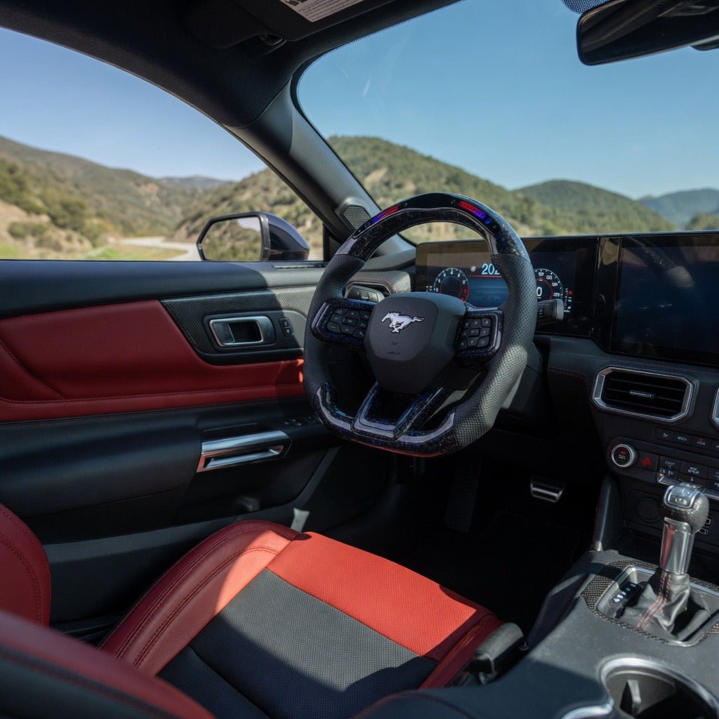 2024+ Ford Mustang - Forged Carbon Fiber Steering Wheel