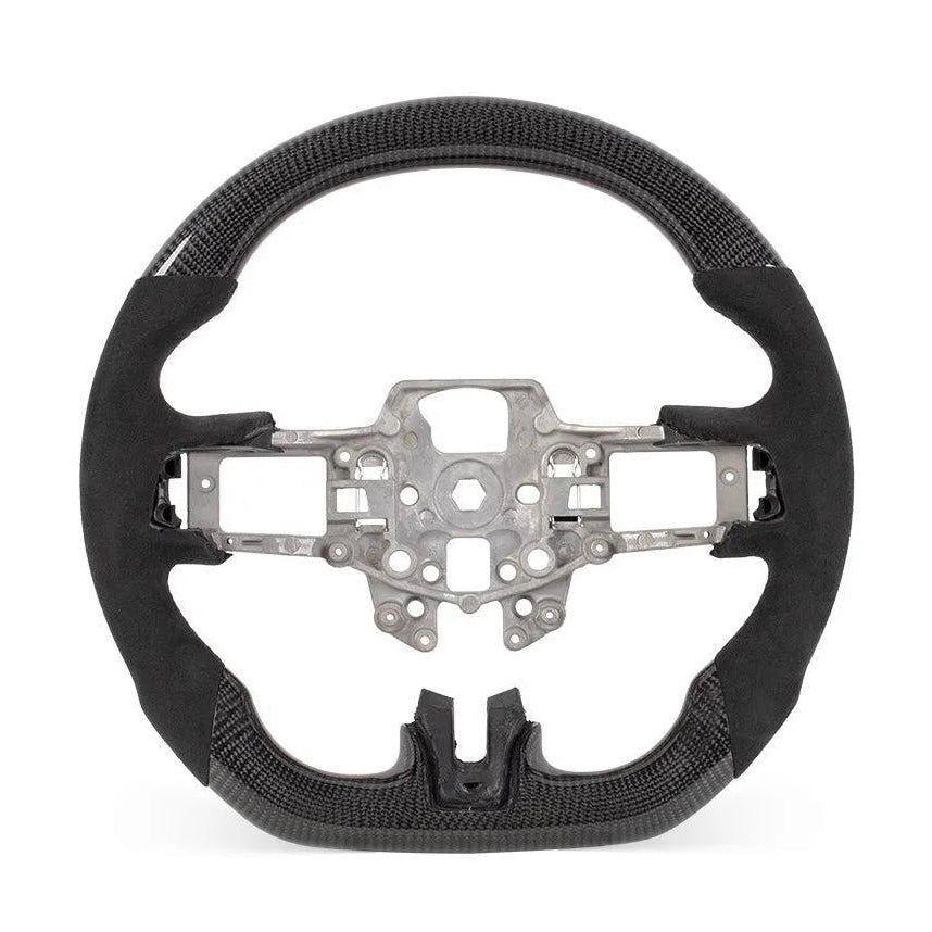 (2015-2017) Ford Mustang Carbon Fiber Steering Wheel With Alcantara