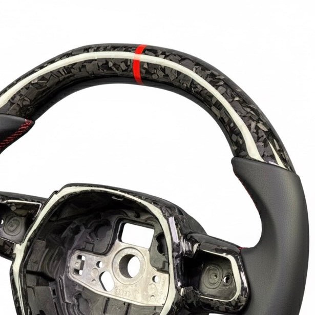 Lamborghini Huracán - Forged Carbon Fiber Steering Wheel With Leather - American Steering